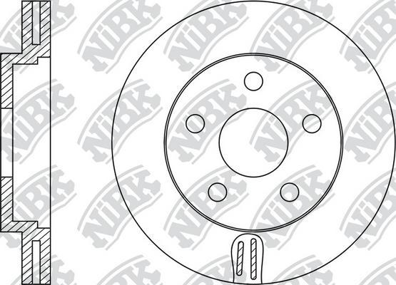 NiBK RN1180 - Disque de frein cwaw.fr