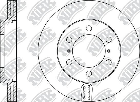 NiBK RN1188 - Disque de frein cwaw.fr