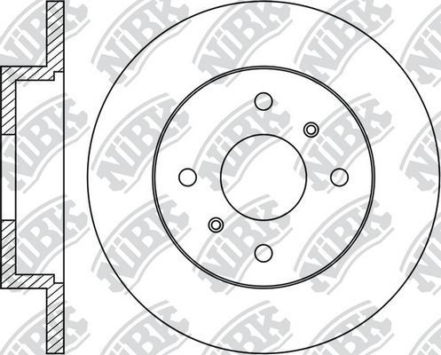 NiBK RN1131 - Disque de frein cwaw.fr