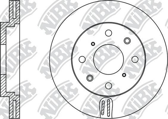 NiBK RN1138 - Disque de frein cwaw.fr