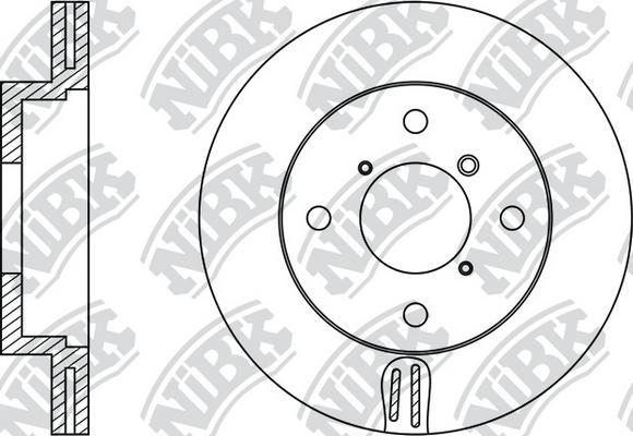 NiBK RN1129 - Disque de frein cwaw.fr