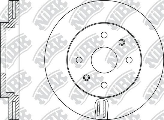 NiBK RN1126 - Disque de frein cwaw.fr