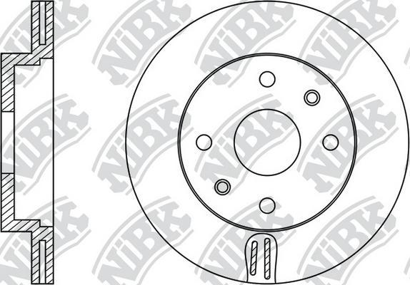 NiBK RN1127 - Disque de frein cwaw.fr