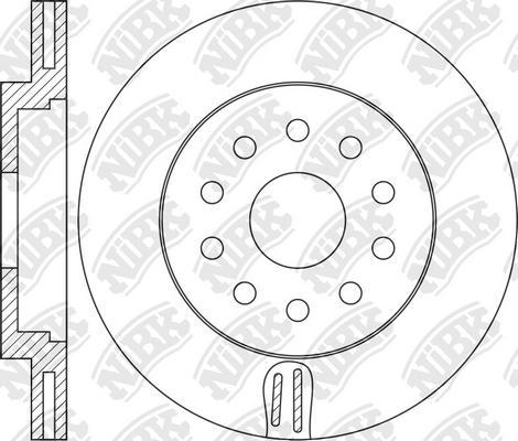 NiBK RN1171 - Disque de frein cwaw.fr