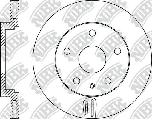 NiBK RN1899 - Disque de frein cwaw.fr