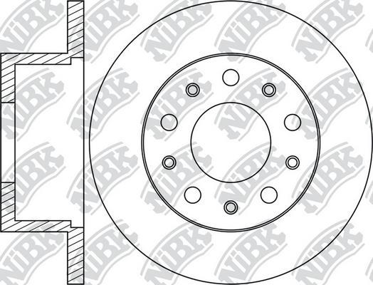 NiBK RN1849 - Disque de frein cwaw.fr