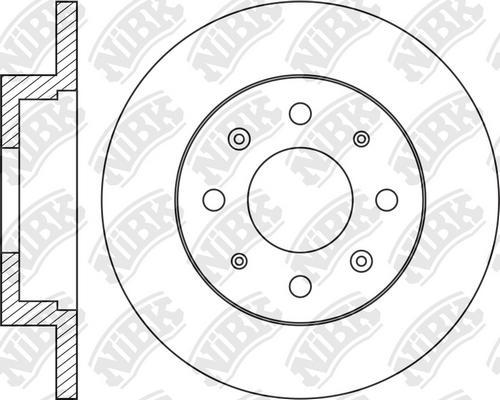 NiBK RN1844 - Disque de frein cwaw.fr