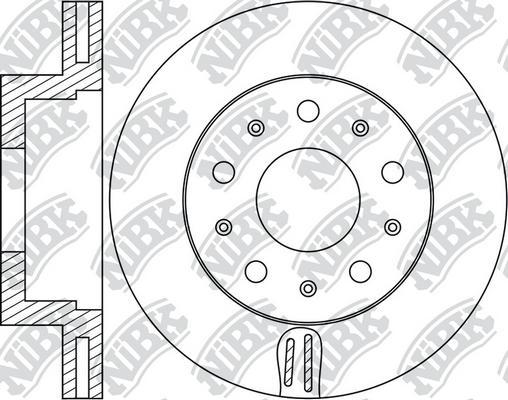 NiBK RN1847 - Disque de frein cwaw.fr