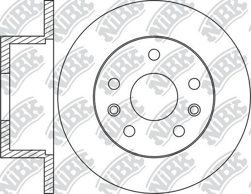 NiBK RN1851 - Disque de frein cwaw.fr