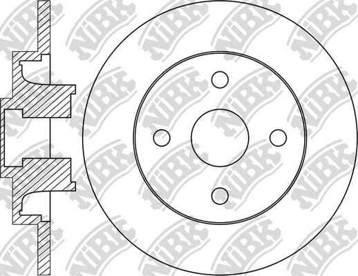 NiBK RN1857H - Disque de frein cwaw.fr