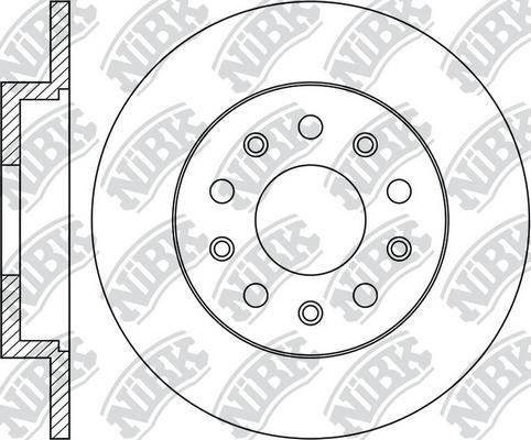 NiBK RN1867 - Disque de frein cwaw.fr