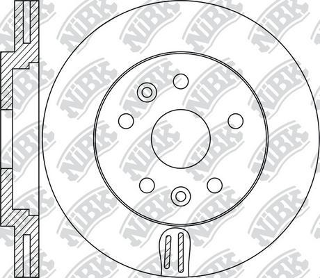 NiBK RN1882 - Disque de frein cwaw.fr