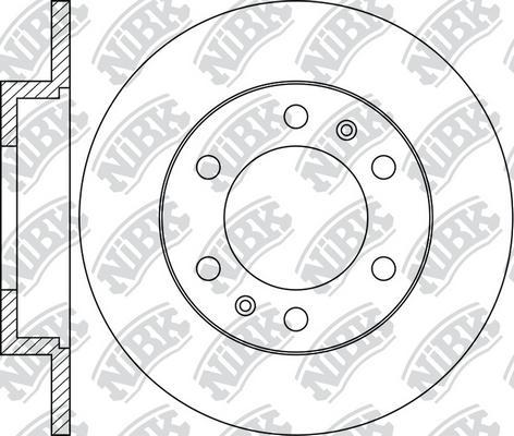 NiBK RN1823 - Disque de frein cwaw.fr