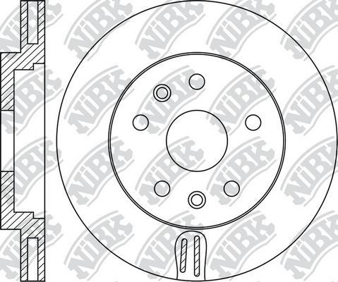 NiBK RN1878 - Disque de frein cwaw.fr