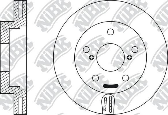 NiBK RN1340 - Disque de frein cwaw.fr