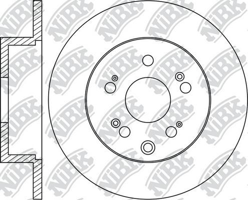 NiBK RN1355 - Disque de frein cwaw.fr