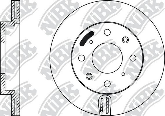 NiBK RN1350 - Disque de frein cwaw.fr