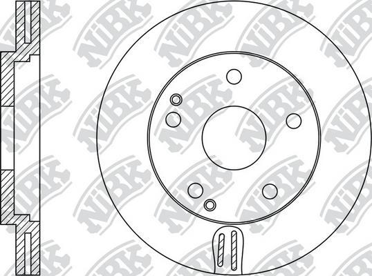 NiBK RN1361 - Disque de frein cwaw.fr