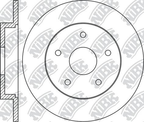 NiBK RN1368 - Disque de frein cwaw.fr