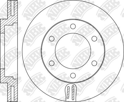 NiBK RN1304 - Disque de frein cwaw.fr