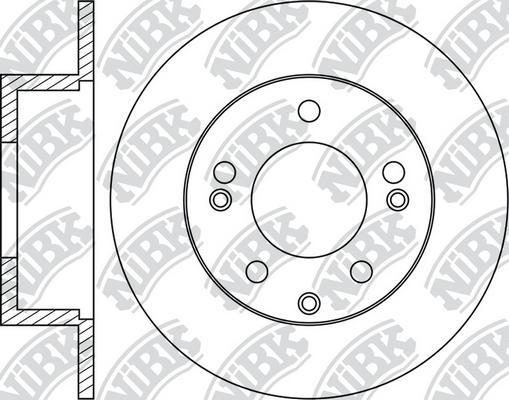 NiBK RN1307 - Disque de frein cwaw.fr