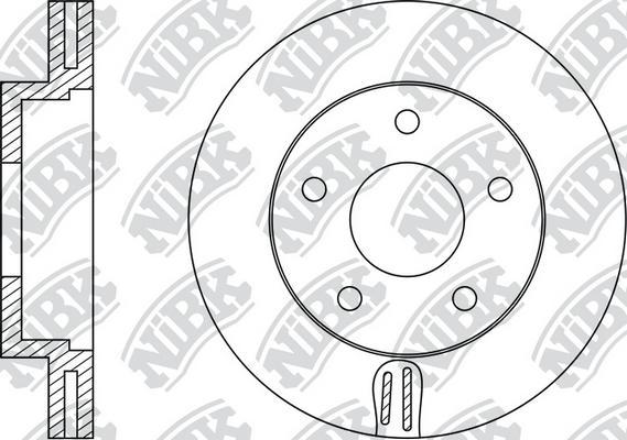 NiBK RN1314 - Disque de frein cwaw.fr