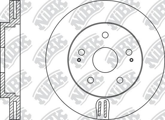 NiBK RN1318 - Disque de frein cwaw.fr