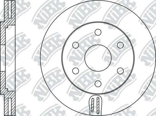 NiBK RN1317 - Disque de frein cwaw.fr