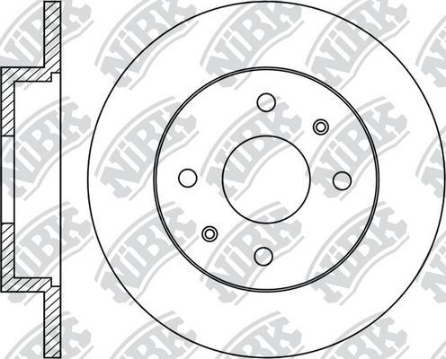 NiBK RN1385 - Disque de frein cwaw.fr