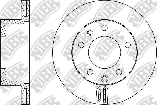 NiBK RN1388 - Disque de frein cwaw.fr