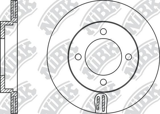 NiBK RN1339 - Disque de frein cwaw.fr
