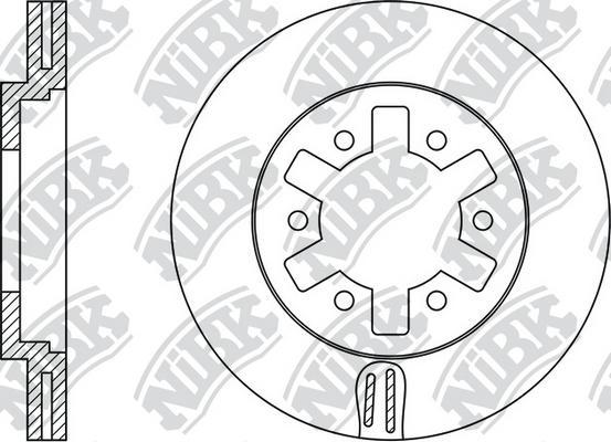 NiBK RN1333 - Disque de frein cwaw.fr