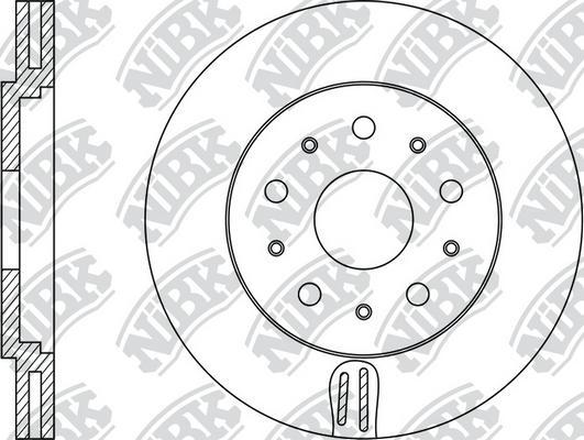 NiBK RN1379 - Disque de frein cwaw.fr