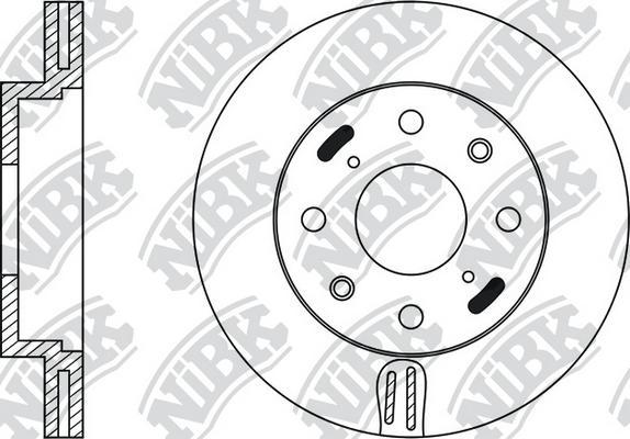 NiBK RN1375 - Disque de frein cwaw.fr