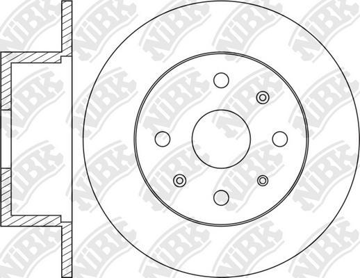 NiBK RN1292 - Disque de frein cwaw.fr