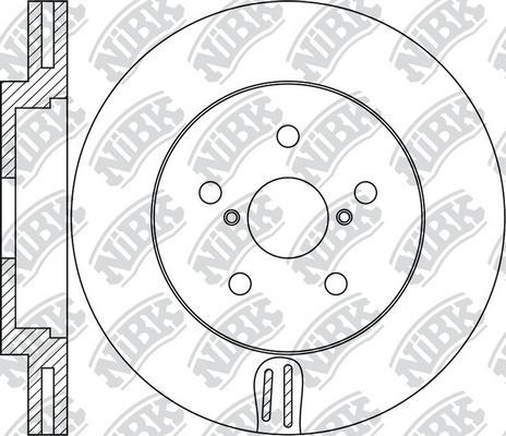 NiBK RN1244SET - Disque de frein cwaw.fr