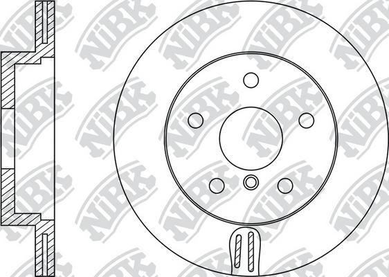 NiBK RN1246 - Disque de frein cwaw.fr