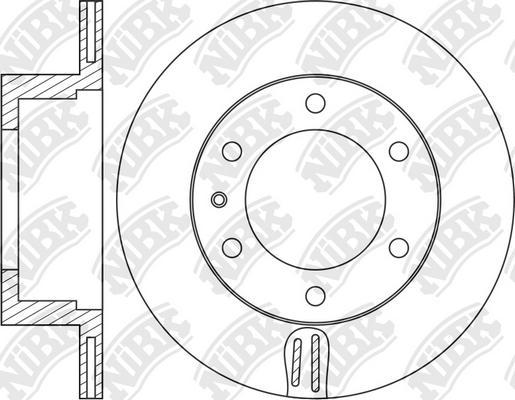 NiBK RN1240 - Disque de frein cwaw.fr