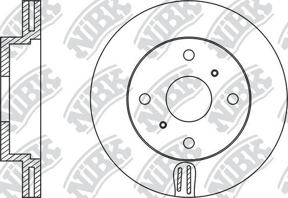 NiBK RN1250 - Disque de frein cwaw.fr