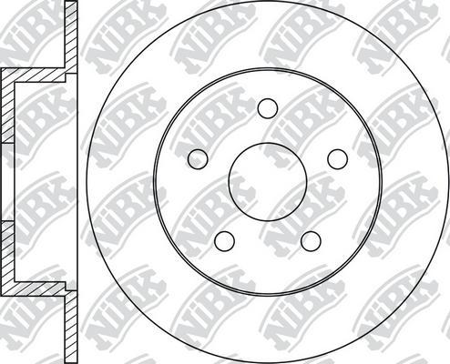 NiBK RN1251 - Disque de frein cwaw.fr