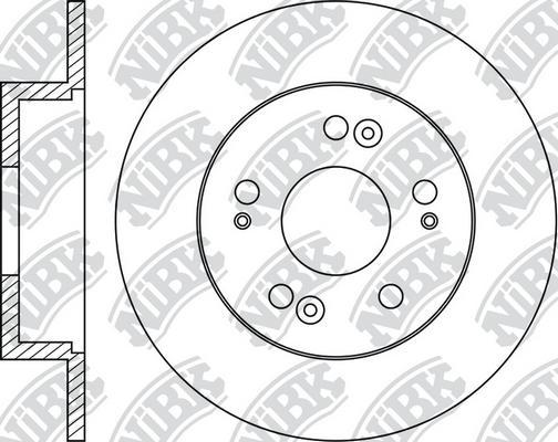 NiBK RN1203 - Disque de frein cwaw.fr