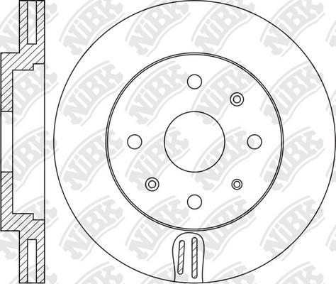 NiBK RN1202 - Disque de frein cwaw.fr