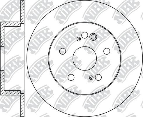 NiBK RN1207 - Disque de frein cwaw.fr