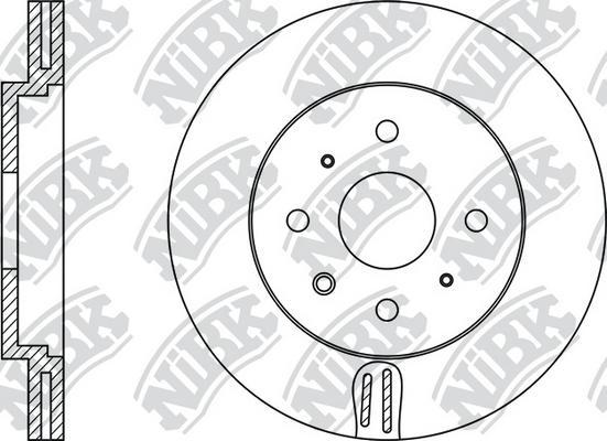 NiBK RN1214 - Disque de frein cwaw.fr