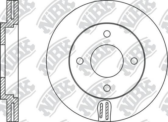 NiBK RN1212 - Disque de frein cwaw.fr