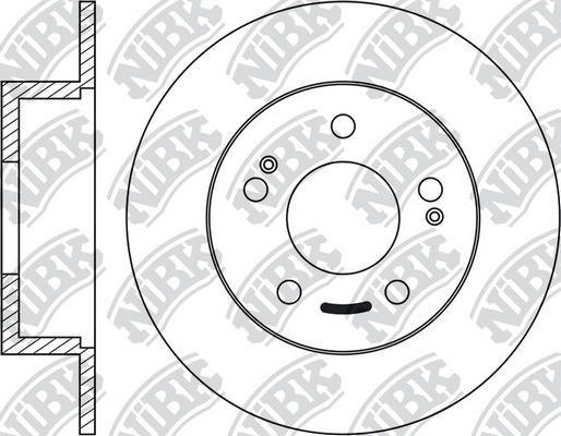 NiBK RN1288 - Disque de frein cwaw.fr