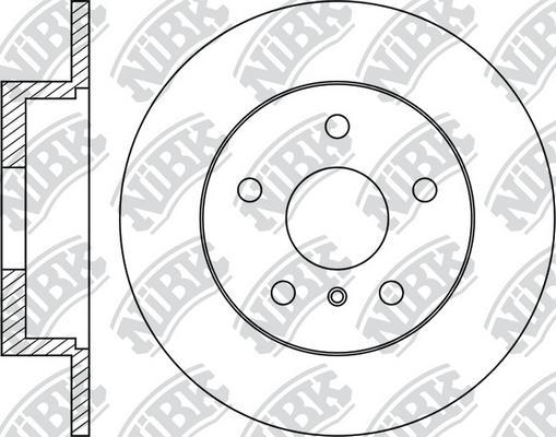 NiBK RN1283 - Disque de frein cwaw.fr