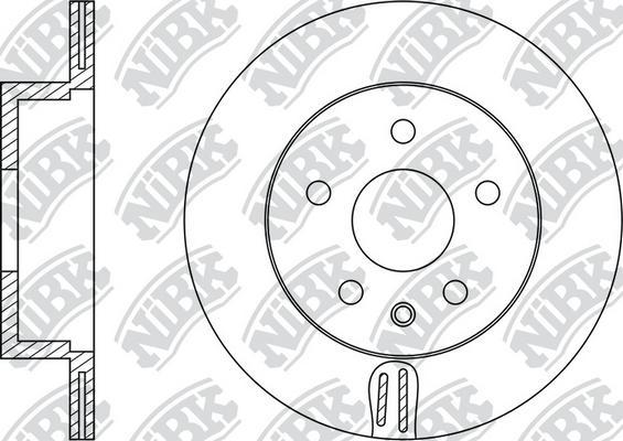 NiBK RN1234 - Disque de frein cwaw.fr