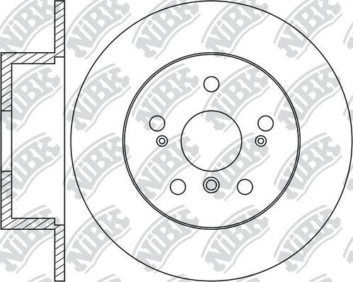 NiBK RN1223 - Disque de frein cwaw.fr