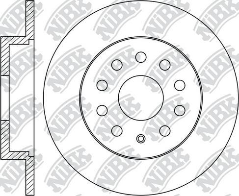 NiBK RN1227 - Disque de frein cwaw.fr